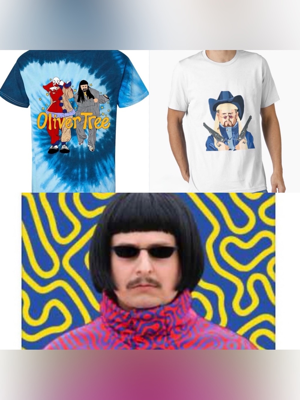 3 OLIVER TREE T-SHIRTS — Size: S/M